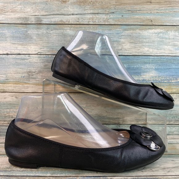 Circus by Sam Edelman Shoes - Sam Edelman Circus Cecilia Black Leather Flats